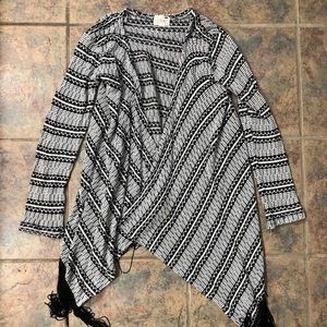 [l.a. hearts] small fringe aztec cardigan